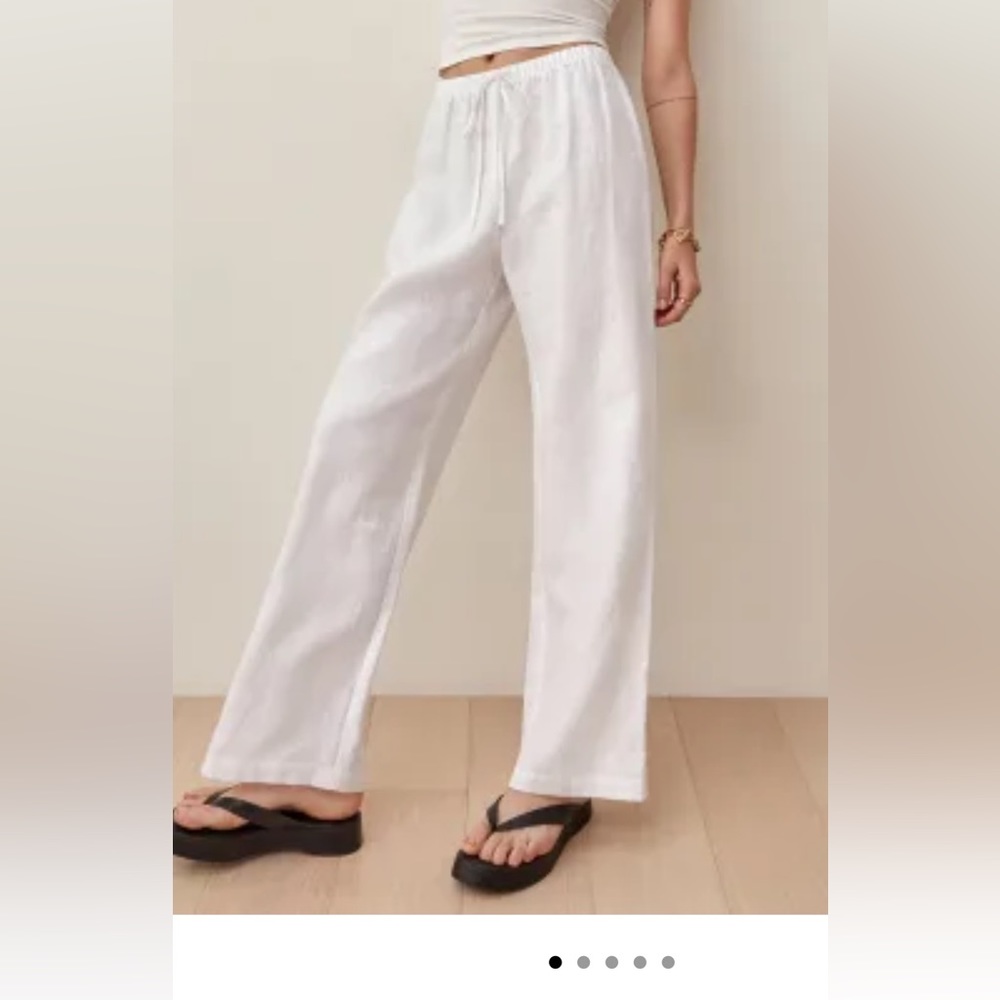 Reformation Olina Linen Pants